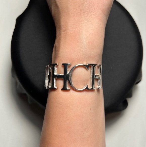Vintage CH Carolina Herrera Vintage Monogram Bracelet - Picture 8 of 9